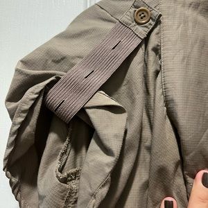 Hugo boss army green shirt dress